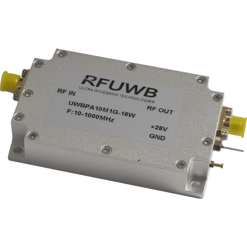 10-1000MHz 16W 寬帶射頻功放模塊 UWB通信的關(guān)鍵技術(shù)解析